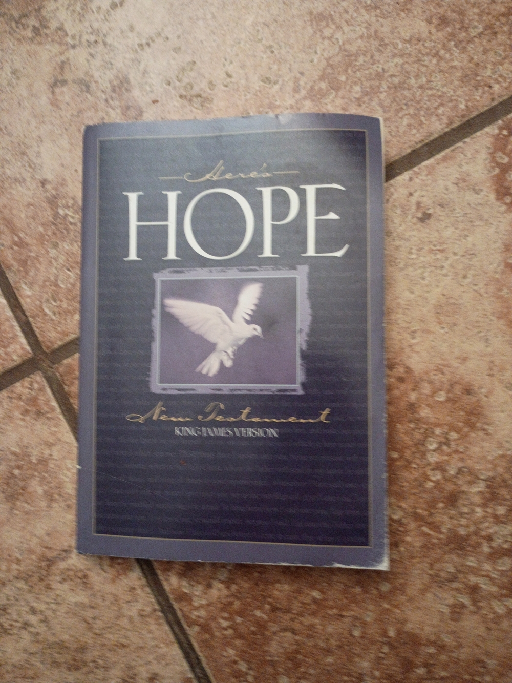 Hope New Testament Paperback - Navy Blue Cover